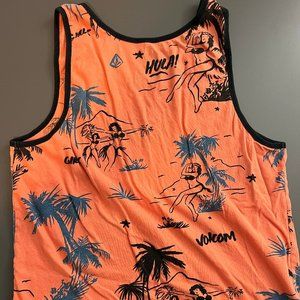 Mens Volcom Hula Girl Tank Top